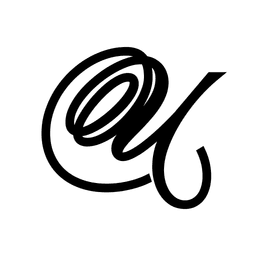 Unwind app icon — a hand-drawn scribble unwinding into the letter u